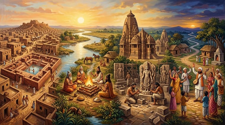सनातन धर्म की कालयात्रा — सिंधु-सरस्वती सभ्यता से भक्ति काल तक